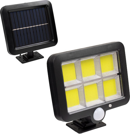 GloboStar Στεγανός Ηλιακός Προβολέας LED 35W Ψυχρό Λευκό 6000K με Αισθητήρα Κίνησης και Φωτοκύτταρο IP65