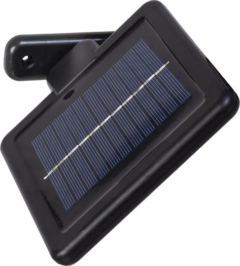 GloboStar Στεγανός Ηλιακός Προβολέας LED 10W Ψυχρό Λευκό 6000K με Αισθητήρα Κίνησης IP54