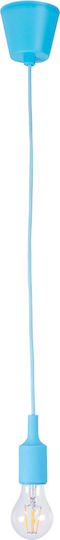 GloboStar Cablito Ceiling Light Light Blue with E27 Socket 4x110x110cm