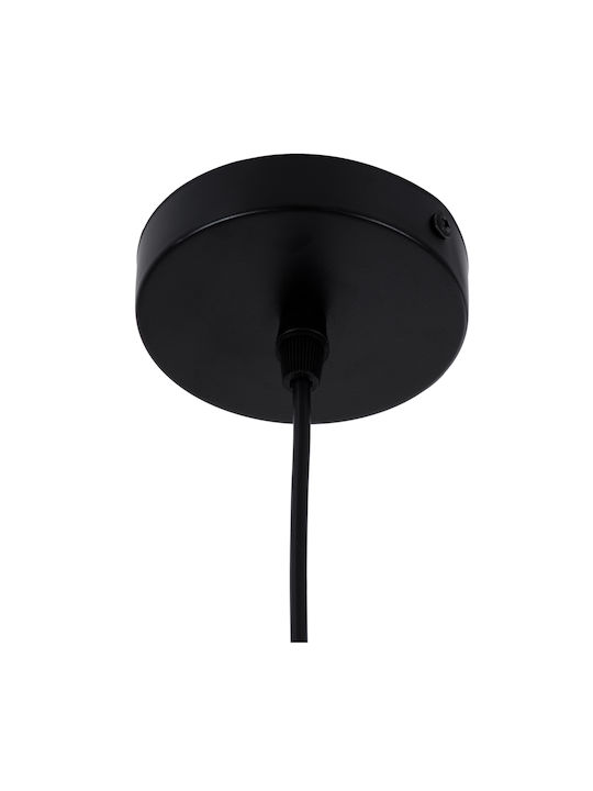 GloboStar Shanghai Ceiling Light Black Bell with E27 Socket 19x38x38cm