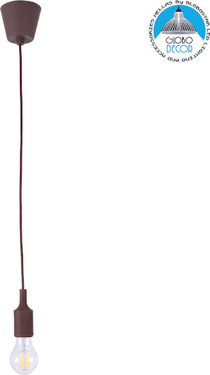 GloboStar Cablito Brown Pendant Ceiling Light with E27 Socket 4x110x110cm