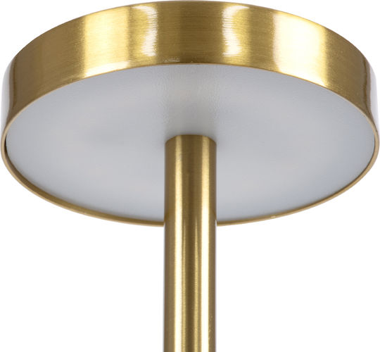 GloboStar Jojo Metall Tischlampe LED mit Gold Basis