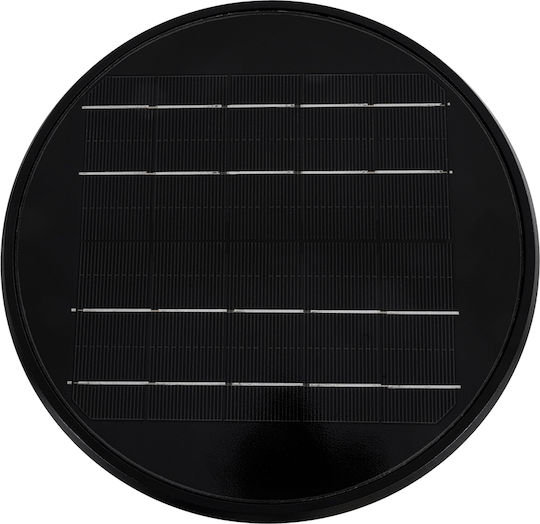 GloboStar Ηλιακό Φωτιστικό Δαπέδου Κολωνάκι 10W 330lm Ψυχρό Λευκό 6000K με Αισθητήρα Κίνησης και Φωτοκύτταρο IP65 24x24x36εκ.