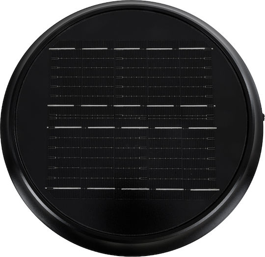 GloboStar Ηλιακό Φωτιστικό Δαπέδου Κολωνάκι 10W 330lm Ψυχρό Λευκό 6000K με Φωτοκύτταρο IP65 26x26x33εκ.