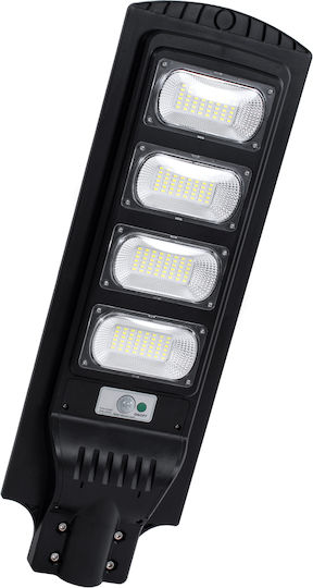 GloboStar Street Solar Light 15W 1200lm Cold White 6000K with Motion Sensor and Photocell IP65