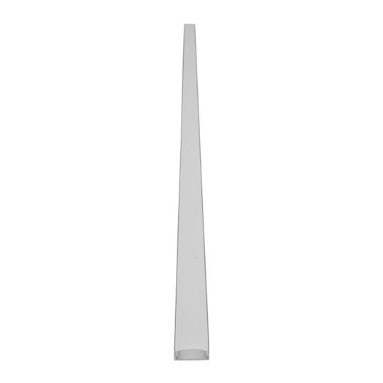 GloboStar External Aluminum Profile for LED Strip with Opal Cover 100x2.3x1cm