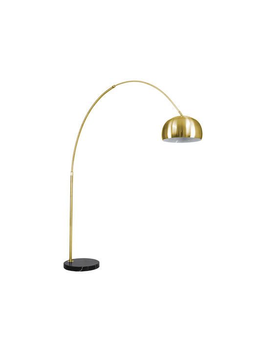 GloboStar Prague Stehleuchte H220xB210cm. mit Fassung für Lampe E27 Gold