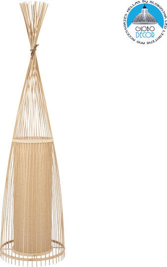 GloboStar Azores Vintage Lampa de podea Î150xL40cm. cu Soclu pentru Bec E27 Bej