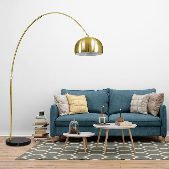 GloboStar Prague Stehlampe H220cm. Gold GloboStar Prague Stehlampe H220cm. Gold