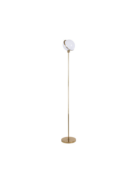 GloboStar Hudson Floor Lamp H177xW20cm. with Socket for Bulb E27 Gold