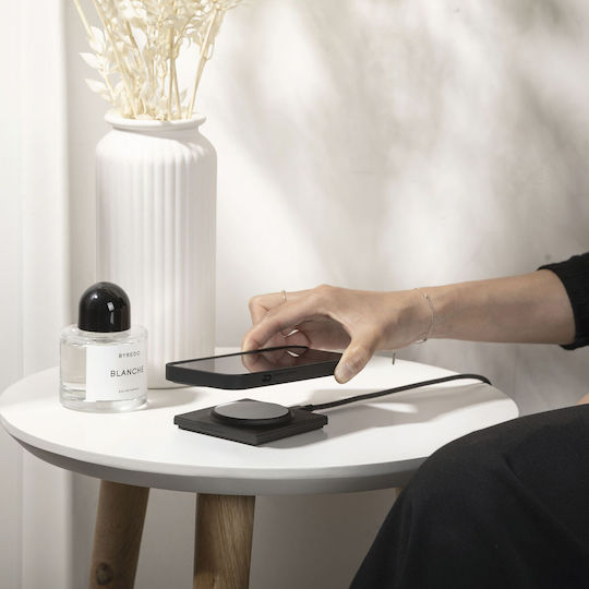 Native Union Ασύρματος Φορτιστής (Qi Pad) 15W Μαύρος (Drop Magnetic)