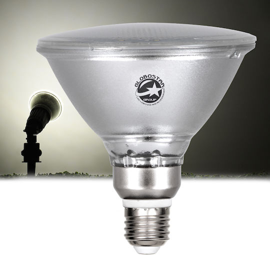 GloboStar LED Bulb 18W 130mm for Socket E27 and Shape PAR38 Natural White 1900lm
