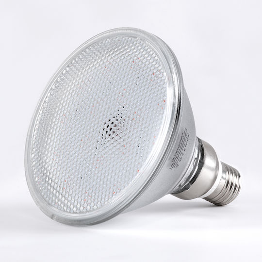 GloboStar LED-Lampe 18W 130mm für Fassung E27 und Form PAR38 Rot 1200lm