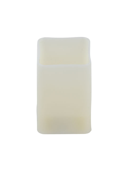 GloboStar Candle Decorative Lamp Wax Polish White 12pcs