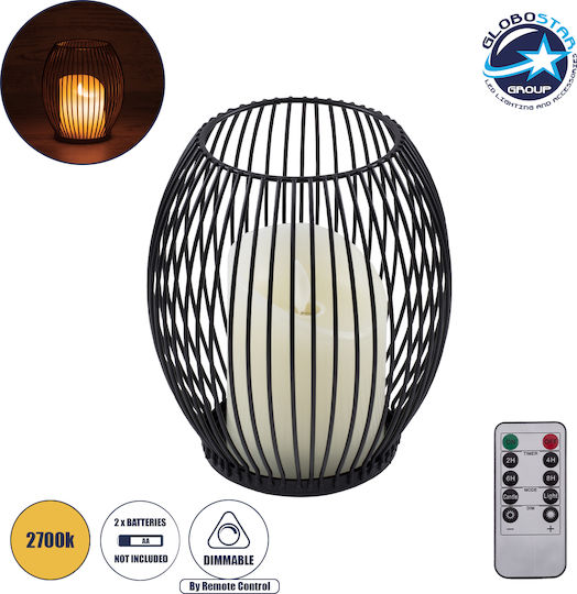 GloboStar Candle Decorative Lamp Wax Polish White