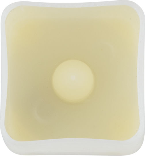 GloboStar Decorative Lighting Candle LED Warm White 2700K Wax 12pcs 3.5x3.5x3.5cm