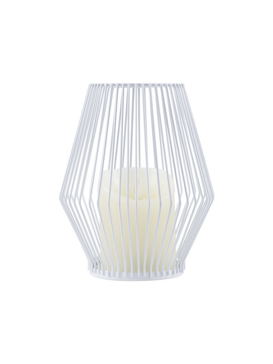 GloboStar Cadle Decorative Lamp Wax Polish White