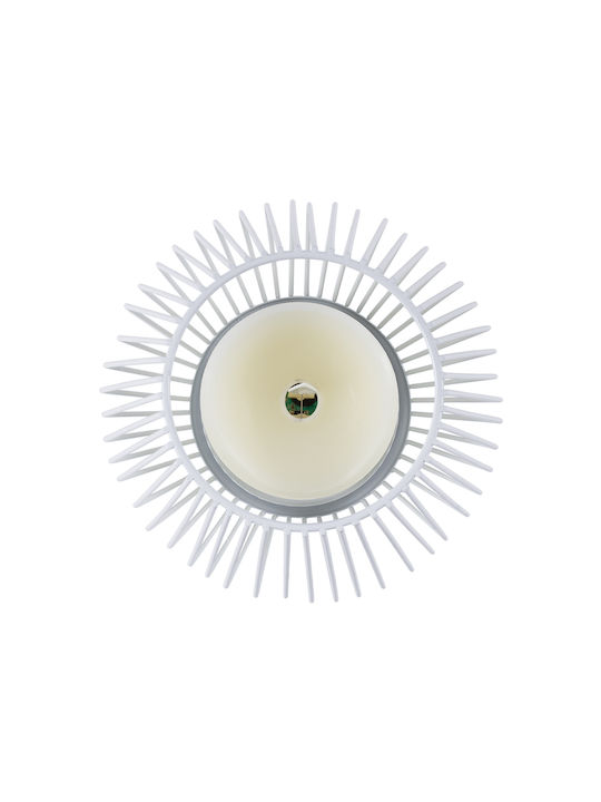 GloboStar Cadle Decorative Lamp Wax Polish White