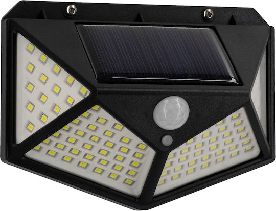 GloboStar Wall Mounted Solar Light 10W 1000lm Cold White 6000K with Motion Sensor and Photocell IP65