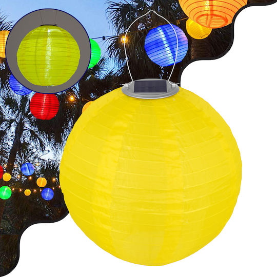 GloboStar Hanging Solar Light Traffic light 1W 100lm Cold White 6000K with Photocell IP65