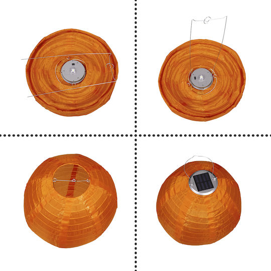 GloboStar Hängend Solarleuchte Ampel 1W 100lm Kaltweiß 6000K mit Fotokontakt IP65