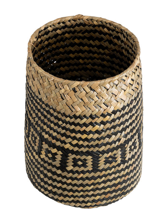 GloboStar Κασπώ Rattan Καφέ 18x18x22εκ.