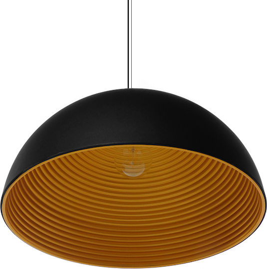 GloboStar Medea Ceiling Light Gold Bell with E27 Socket 60x30x30cm