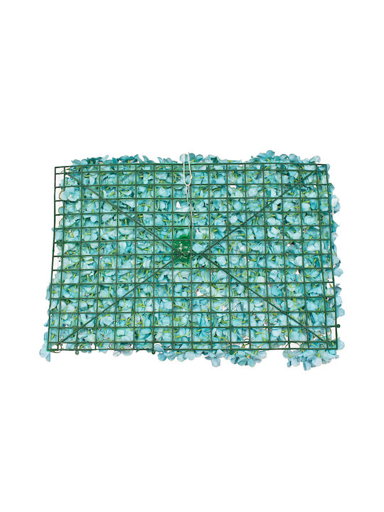 GloboStar Artificial Foliage Panel Hydrangea Blue 60x40cm