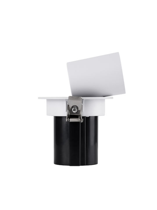 GloboStar Virgo-S Einzel LED Natürliches Weiß Spot in Weiß Farbe