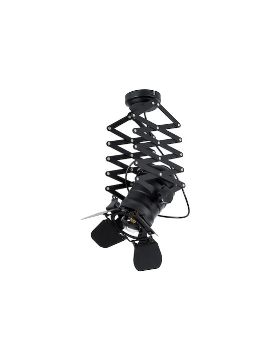 GloboStar Broadway Single Spot with Socket E27 in Black Color