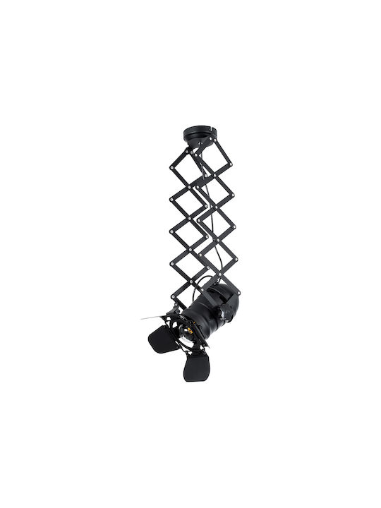 GloboStar Broadway Single Spot with Socket E27 in Black Color