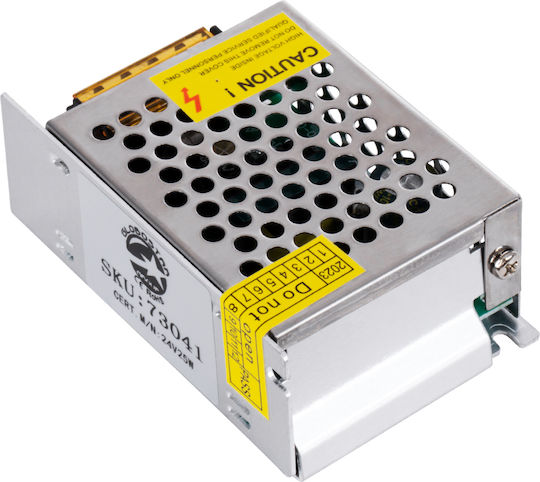 GloboStar Einstellbar LED-Netzteil IP20 Leistung 25W mit Ausgangsspannung 24V
