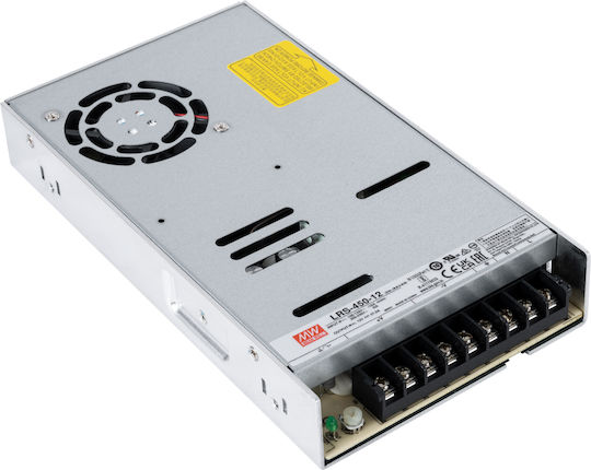 GloboStar Reglabil Dimmable Sursă de alimentare LED IP20 Putere 450W cu Tensiune de Ieșire 12V