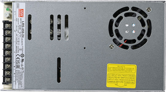 GloboStar Adjustable LED Power Supply IP20 Power 450W with Output Voltage 24V