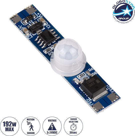 GloboStar LED Strip Accessory Mini Modular Sensor for Aluminum Profile DC 5-24V Max 144W 70697
