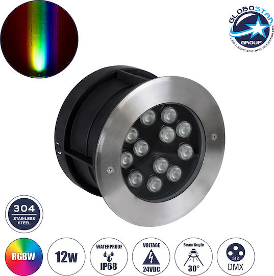 GloboStar Tuni Ypovrichio Încastrat Proiector LED Pentru Piscină Cu Lumină Colorată (RGB) 90422