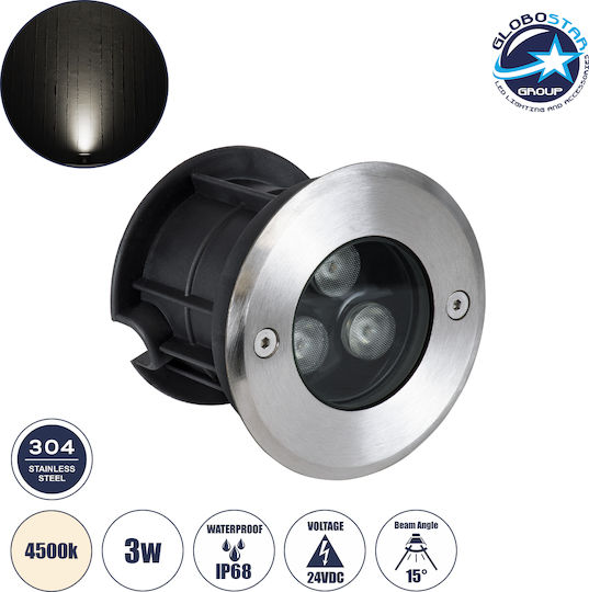 GloboStar Julia Submersible Pool LED Spotlight Natural White 90563