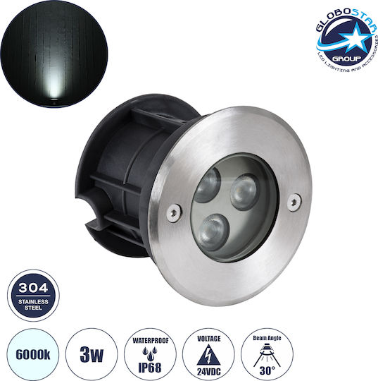 GloboStar Huni Subacvatic Lumină de piscină cu Alb Rece Lumină 90415