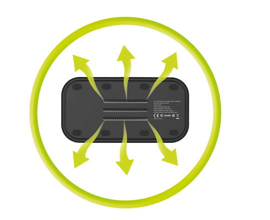Mobile Origin Ασύρματος Φορτιστής (Qi Pad) Μαύρος (FRL-WCH-31-BLK)