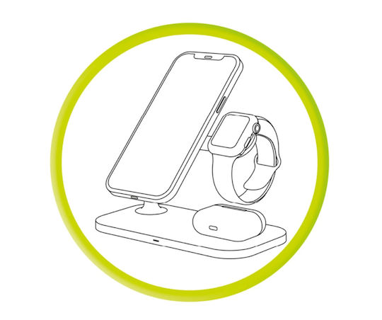 Mobile Origin Ασύρματος Φορτιστής (Qi Pad) Μαύρος (FRL-WCH-31-BLK)
