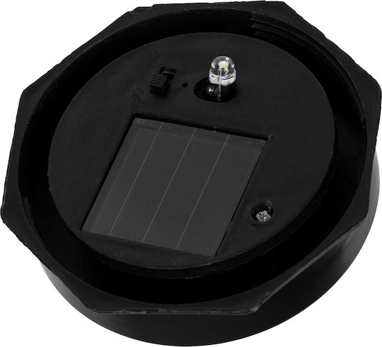 GloboStar Spiked Solar Light Traffic light 1W 100lm Cold White 6000K with Photocell IP65