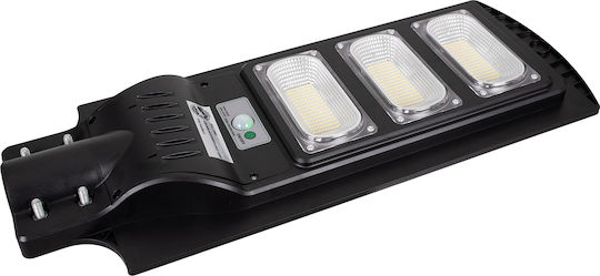 GloboStar Street Solar Light 150W 12000lm Cold White 6000K with Motion Sensor, Photocell and Remote Control IP65