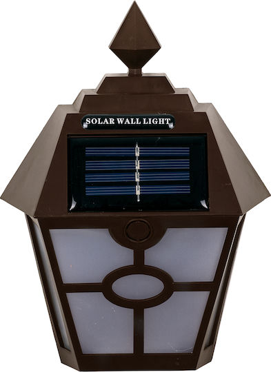 GloboStar Wall Mounted Solar Light Traffic light 1W 40lm Cold White 6000K with Motion Sensor and Photocell IP65