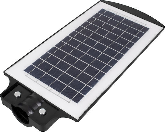 GloboStar Ηλιακό Φωτιστικό Δρόμου 100W 8000lm Ψυχρό Λευκό 6000K με Αισθητήρα Κίνησης και Φωτοκύτταρο IP65