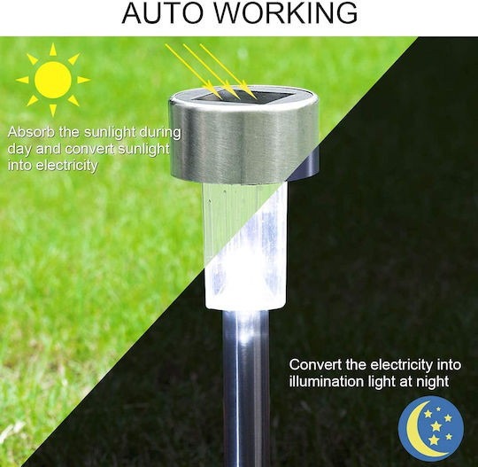 GloboStar Spiked Solar Light Traffic light 1W 90lm RGB with Motion Sensor and Photocell IP65