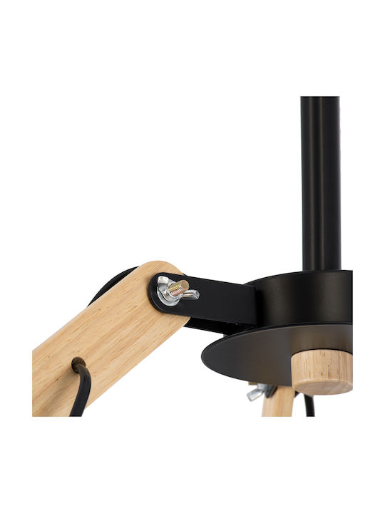 GloboStar Oldschool Ceiling Mount Light 75cm Black with Socket E27