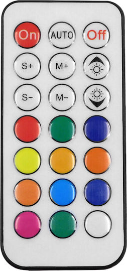 GloboStar Ασύρματο RGBW Controller Bluetooth με Τηλεχειριστήριο 73449