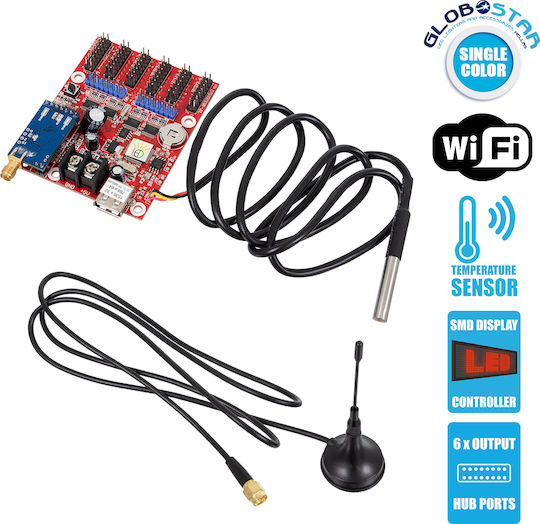 GloboStar Fără fir Controller pentru Afișaje LED Wi-Fi 90389