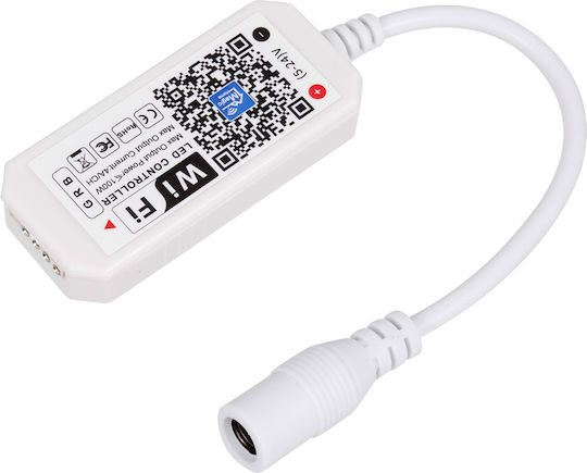 GloboStar Безжичен RGB контролер Wi-Fi с дистанционно управление 73435