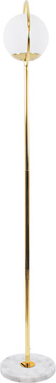 GloboStar VERSAILLES Floor Lamp H150xW23cm. with Socket for Bulb E27 White